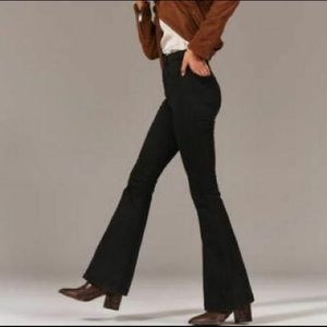 Abercrombie ultra high rise flair jeans 28/6s NWT